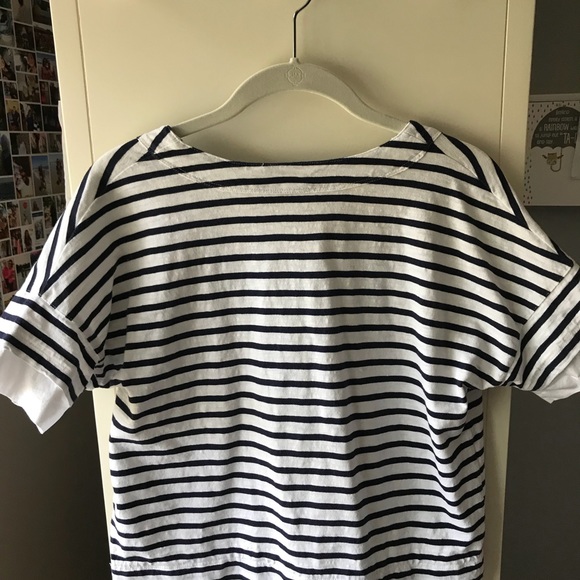 Jcrew striped lace up blouse - Picture 5 of 5